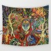 Natural Forest Mandala Tapestry Hippie Bohemian Bedspread Hanging Wall Decor   122436501540